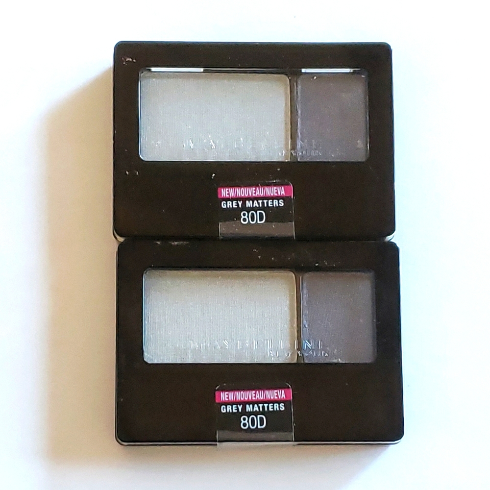 MAYBELLINE EXPERT WEAR GREY MATTERS EYE SHADOW X2